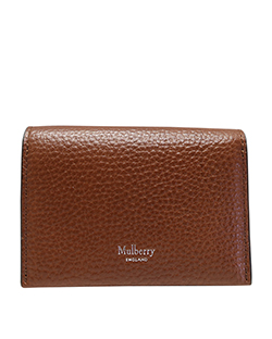 Mulberry Gusseted Key Holder, Grain Leather, Oak, B, YVC2, 5* (10)